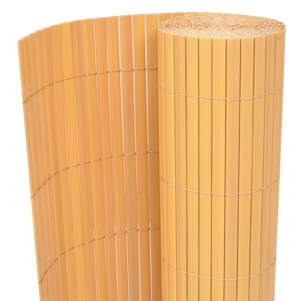 Vidaxl PVC Gartenzaun Gelb 90x300 cm - 31% Rabatt