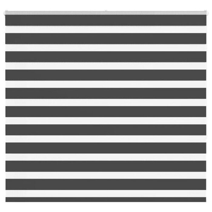 Vidaxl Doppelrollo Zebra 165x150 cm Schwarz - 33% Rabatt