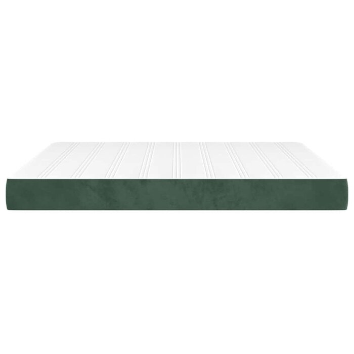 Vidaxl Luxus Taschenfederkernmatratze 180x200cm in Dunkelgrün - 35% Rabatt