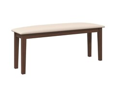 Vidaxl Sitzbank 110 cm aus Kautschukholz, Braun - 55% Rabatt
