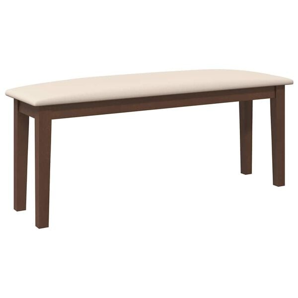 Vidaxl Massivholz-Sitzbank 110 cm, Braun - Ausgepackt - 34% Rabatt