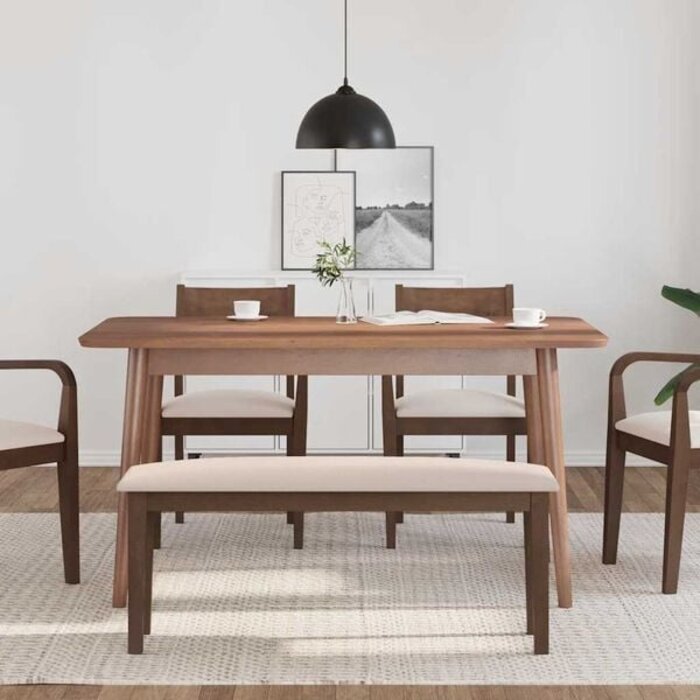 Vidaxl Massivholz-Sitzbank 110 cm, Braun - Ausgepackt - 34% Rabatt