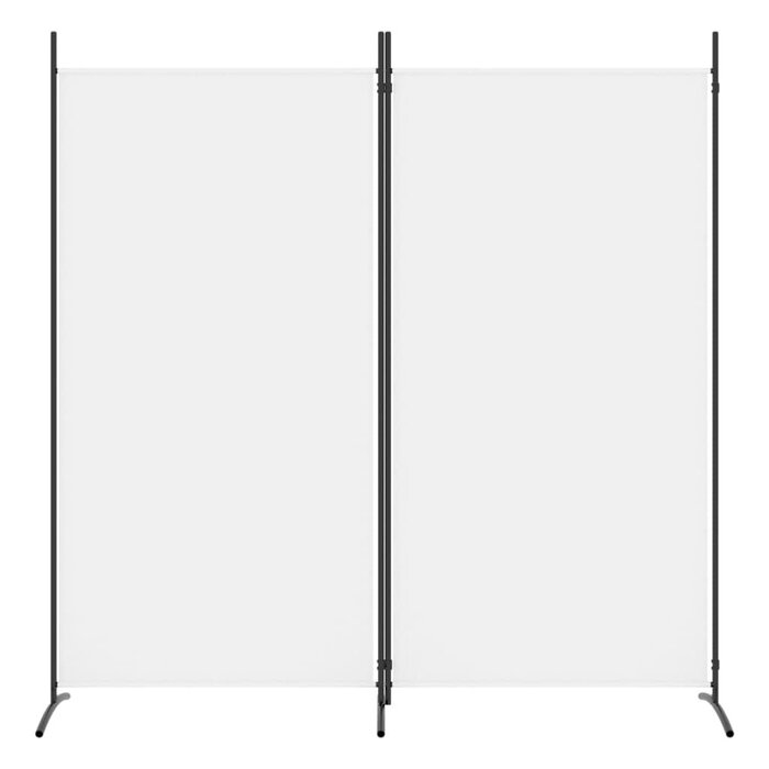 Vidaxl Raumteiler 2 Paneele 175x180 cm Weiß - 32% Rabatt
