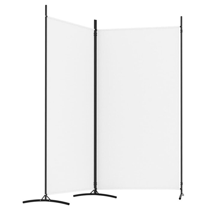 Vidaxl Raumteiler 2 Paneele 175x180 cm Weiß - 32% Rabatt