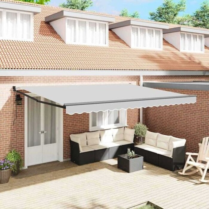 Vidaxl Gelenkarmmarkise Anthrazit 4 x 3 m - 35% Rabatt