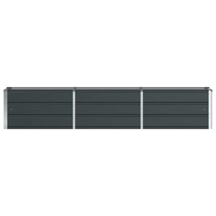 Vidaxl Großer Stahl-Pflanzkübel Anthrazit 240x40x45cm - 34% Rabatt
