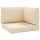 3-teiliges Palettenkissen-Set, beige - 31% Rabatt