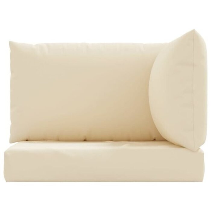 Vidaxl 3-teiliges Palettenkissen-Set, beige - 31% Rabatt