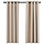 Verdunkelungsvorhänge Leinenoptik 140x175 cm Beige 2er-Set - 33% Rabatt