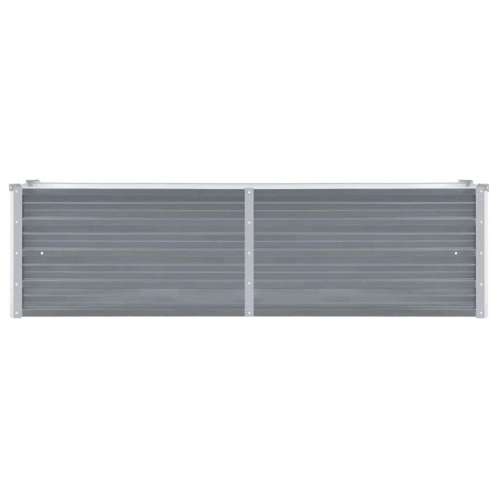 Vidaxl Hochbeet 160x40x45 cm Stahl Grau - 32% Rabatt