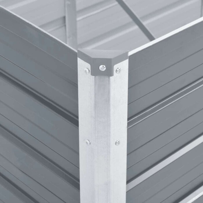 Vidaxl Hochbeet 160x40x45 cm Stahl Grau - 32% Rabatt