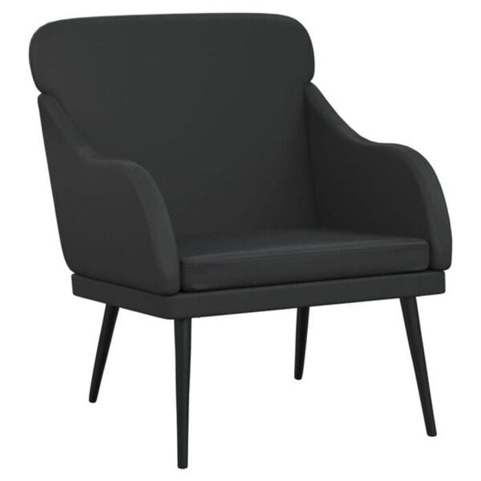 Vidaxl Bequemer Sessel in Schwarz 63x76x80 cm - 34% Rabatt