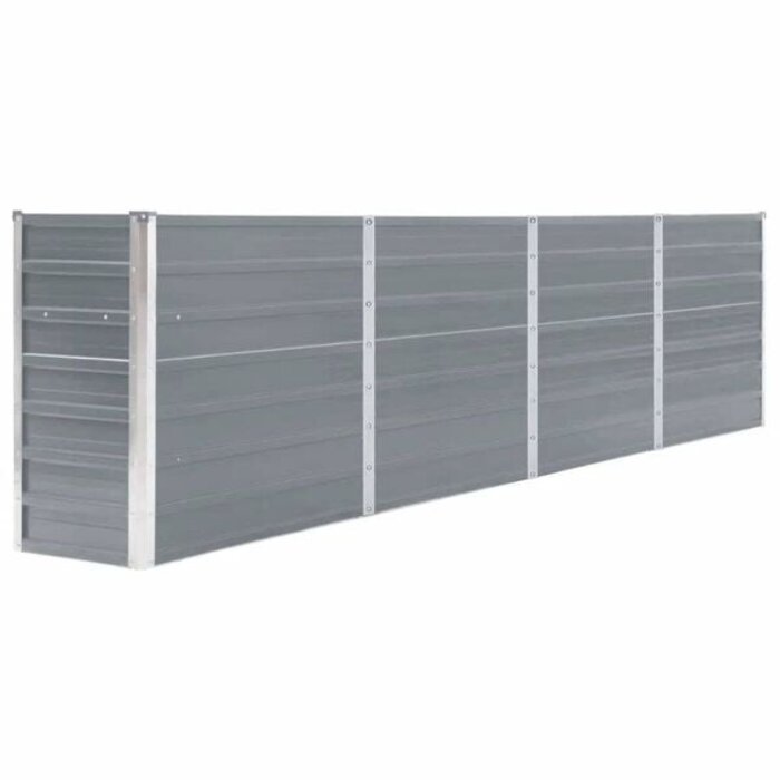 Vidaxl Großes Hochbeet 320x40x77 cm aus verzinktem Stahl - 34% Rabatt