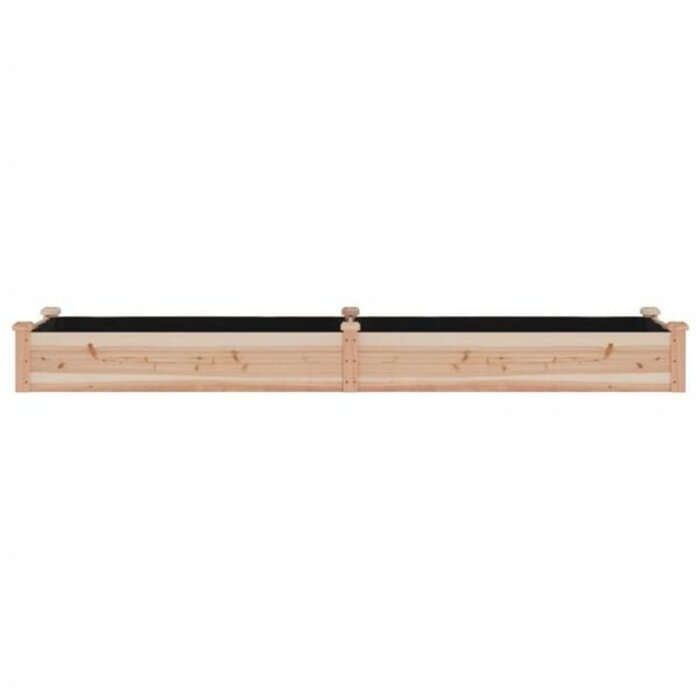 Vidaxl Großes Hochbeet 240x60x25 cm aus Fichtenholz - 34% Rabatt