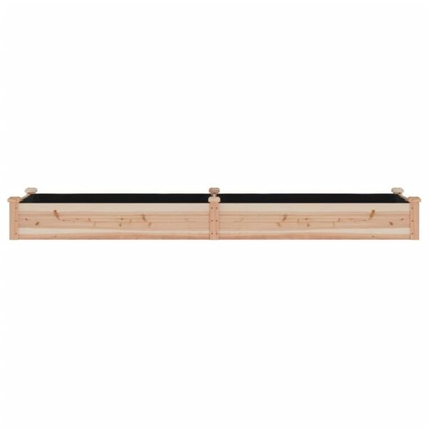 Vidaxl Großes Hochbeet 240x60x25 cm aus Fichtenholz - 34% Rabatt