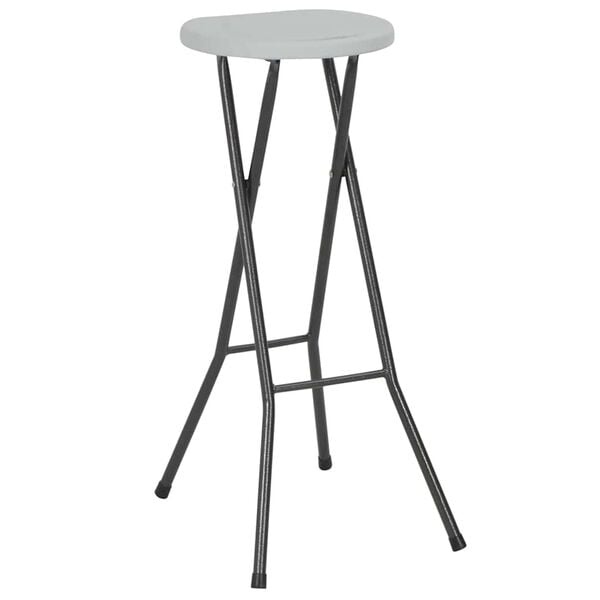 Vidaxl Klappbare Barhocker 2er-Set - 34% Rabatt - Weiß - 35x44x80 cm