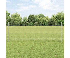 Vidaxl Zaunpfosten 120 cm Set, 11-tlg., Silber, pulverbeschichtet - 49% Rabatt