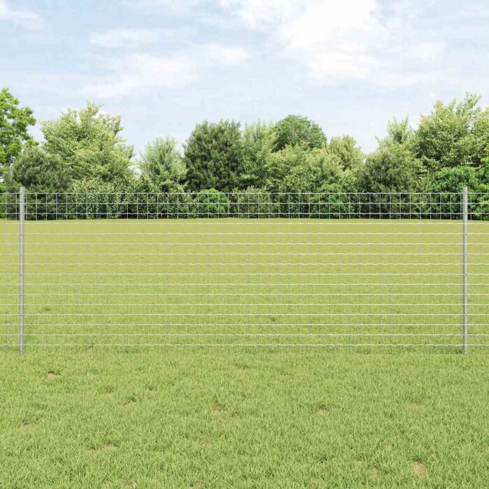 Vidaxl Zaunpfosten 120 cm Set, 11-tlg., Silber - 33% Rabatt