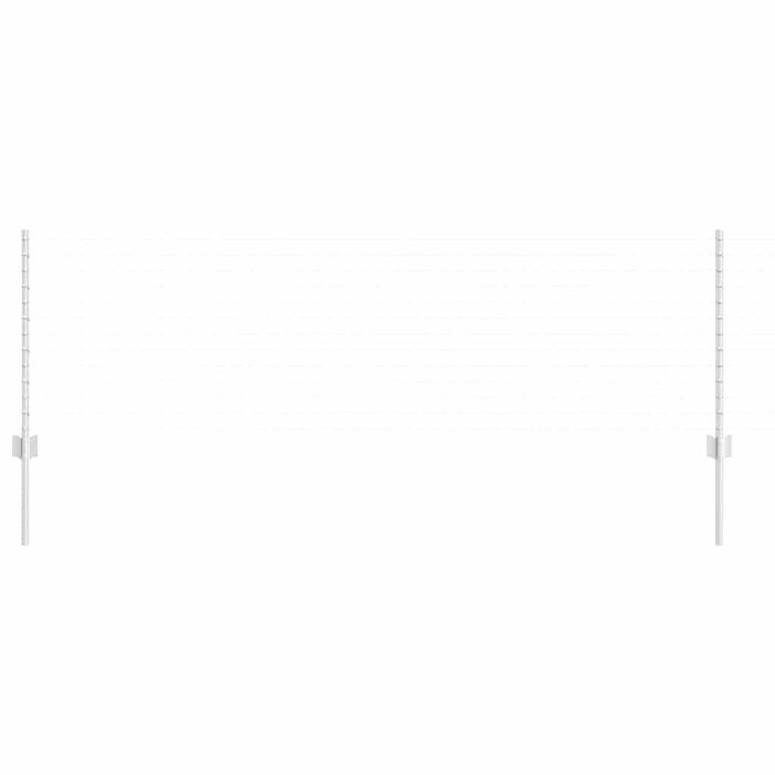 Vidaxl Zaunpfosten 120 cm Set, 11-tlg., Silber - 33% Rabatt