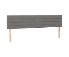 Vidaxl 2er-Set Bett-Kopfteile, 80x78/88 cm, Dunkelgrau - 55% Rabatt