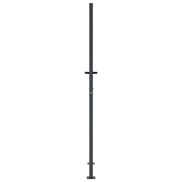Vidaxl Gartentor 105x205 cm Stahl Anthrazit Laser-Grasmotiv - 35% Rabatt