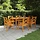 Gartentisch Massivholz Akazie 160x90cm - 35% Rabatt