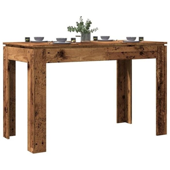 Vidaxl Esstisch Altholz-Optik 120x60 cm - 35% Rabatt