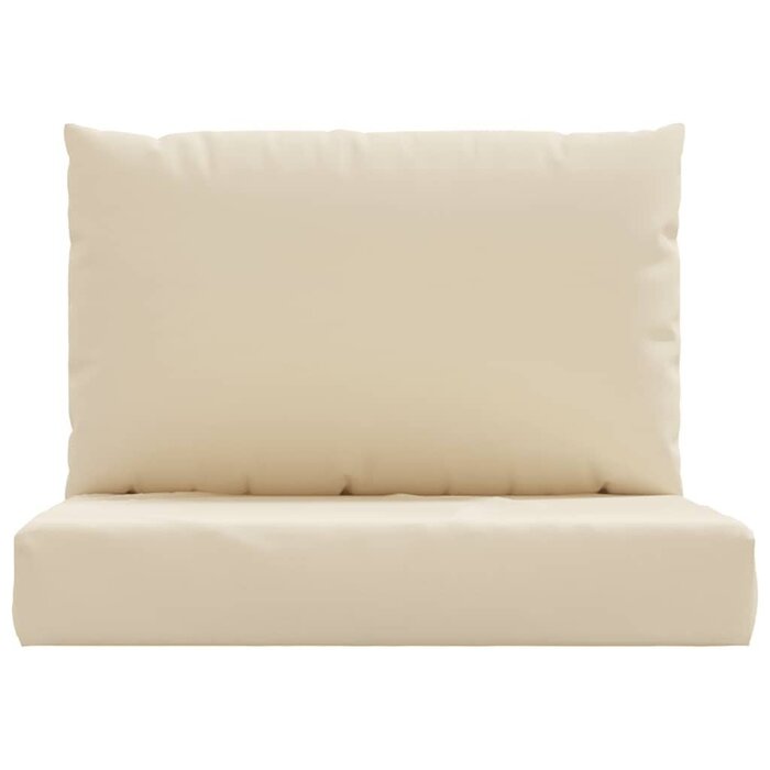 Vidaxl Palettenkissen-Set 2-teilig, 60x60 cm, Beige - 33% Rabatt