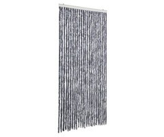 Vidaxl Fliegengitter-Türvorhang 100x200 cm Chenille Silber - 54% Rabatt