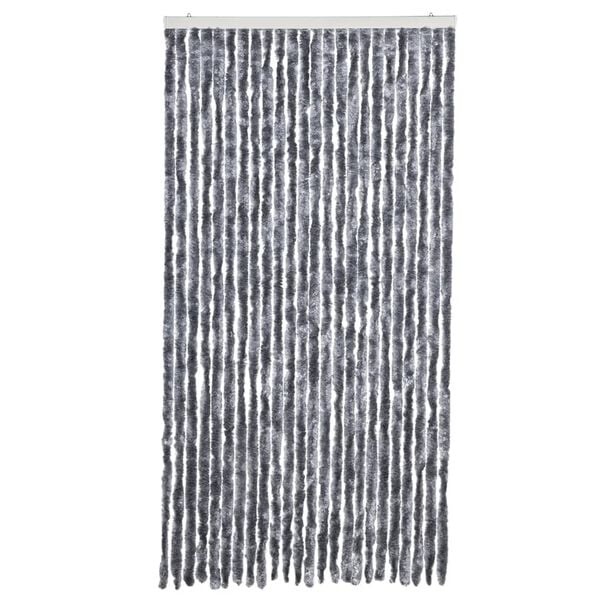 Vidaxl Fliegengitter-Türvorhang 100x200 cm Chenille Silber - 34% Rabatt