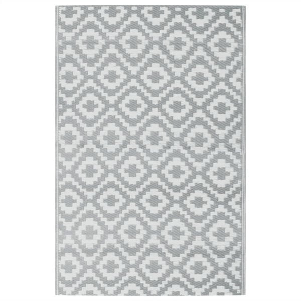 Vidaxl Außenteppich ARAKIL Grau 190x290 cm - 34% Rabatt
