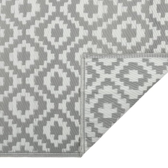 Vidaxl Außenteppich ARAKIL Grau 190x290 cm - 34% Rabatt