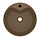 Rundes Waschbecken Keramik Matt-Creme 36x13 cm - 33% Rabatt