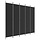 5-Paneelen Raumteiler 250x220 cm Schwarz - 33% Rabatt