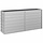 Hochbeet aus verzinktem Stahl 160x40x77 cm, silber - 33% Rabatt