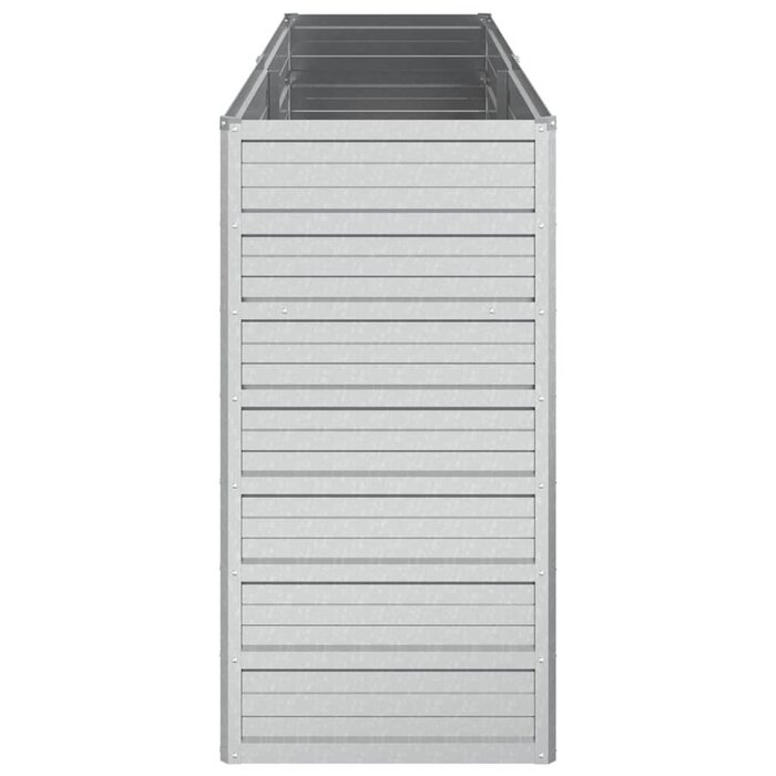 Vidaxl Hochbeet aus verzinktem Stahl 160x40x77 cm, silber - 33% Rabatt