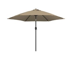 Vidaxl Sonnenschirm mit Stahlmast 300 cm Taupe - 55% Rabatt