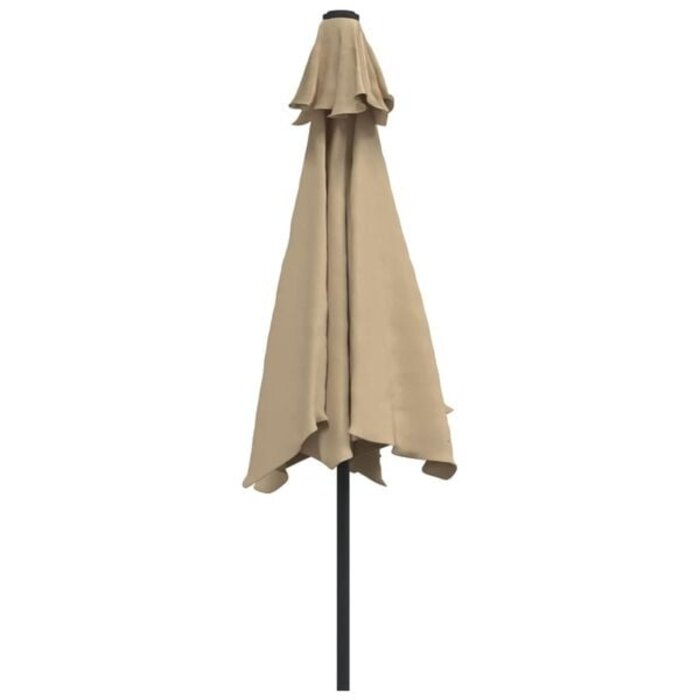 Vidaxl Sonnenschirm 300 cm Taupe Stahlmast - 34% Rabatt auf Rückläufer