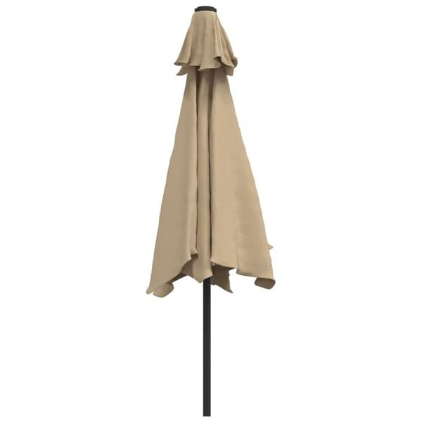 Vidaxl Sonnenschirm 300 cm Taupe Stahlmast - 34% Rabatt auf Rückläufer