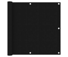 Vidaxl Balkonsichtschutz 90x600 cm Oxford-Gewebe schwarz - 48% Rabatt