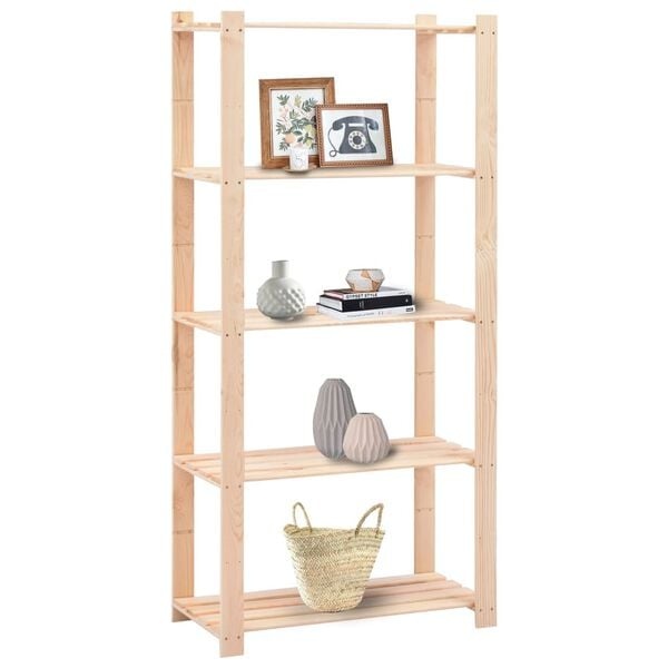 Vidaxl Robustes Kiefernholz-Regal 80x38x170cm - 34% Rabatt auf dieses Einzelstück