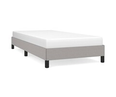 Vidaxl Bettgestell 80x200 cm Stoff hellgrau - 55% Rabatt