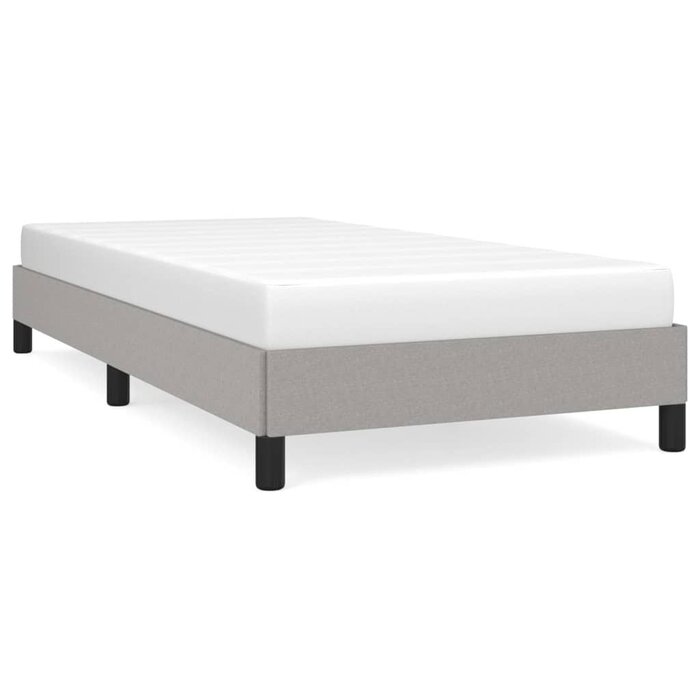 Vidaxl Stilvolles Bettgestell 80x200 cm Stoff hellgrau - 34% Rabatt
