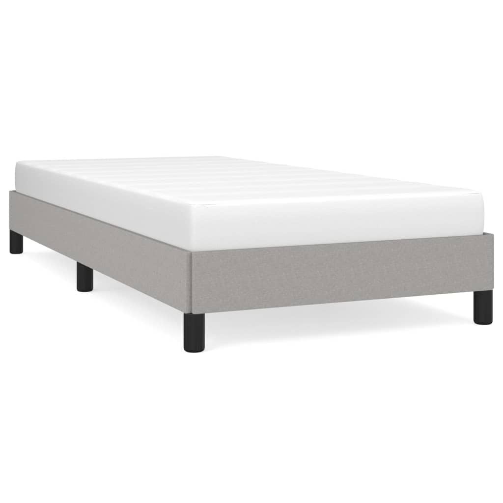 Vidaxl Stilvolles Bettgestell 80x200 cm Stoff hellgrau - 34% Rabatt