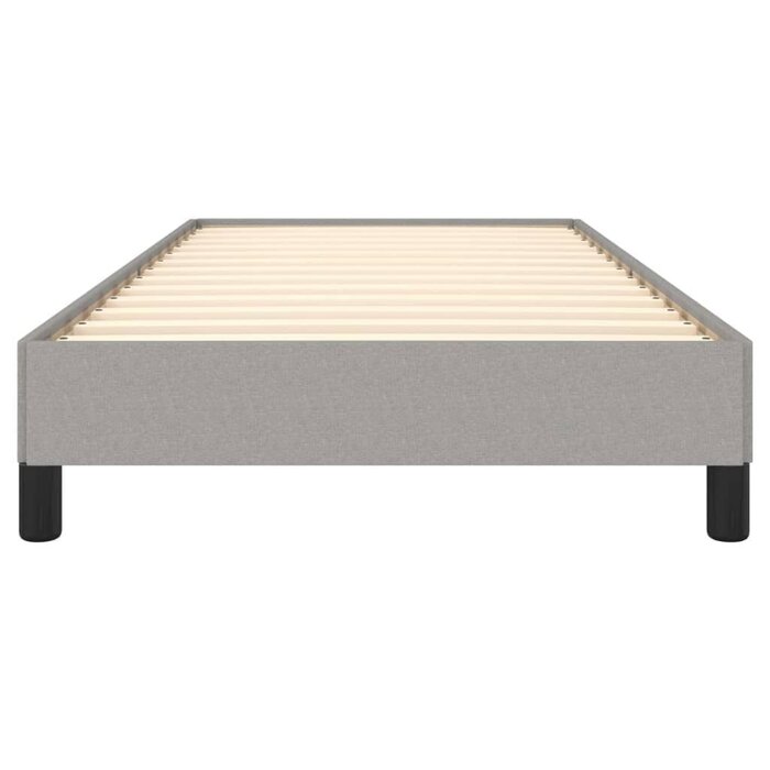 Vidaxl Stilvolles Bettgestell 80x200 cm Stoff hellgrau - 34% Rabatt