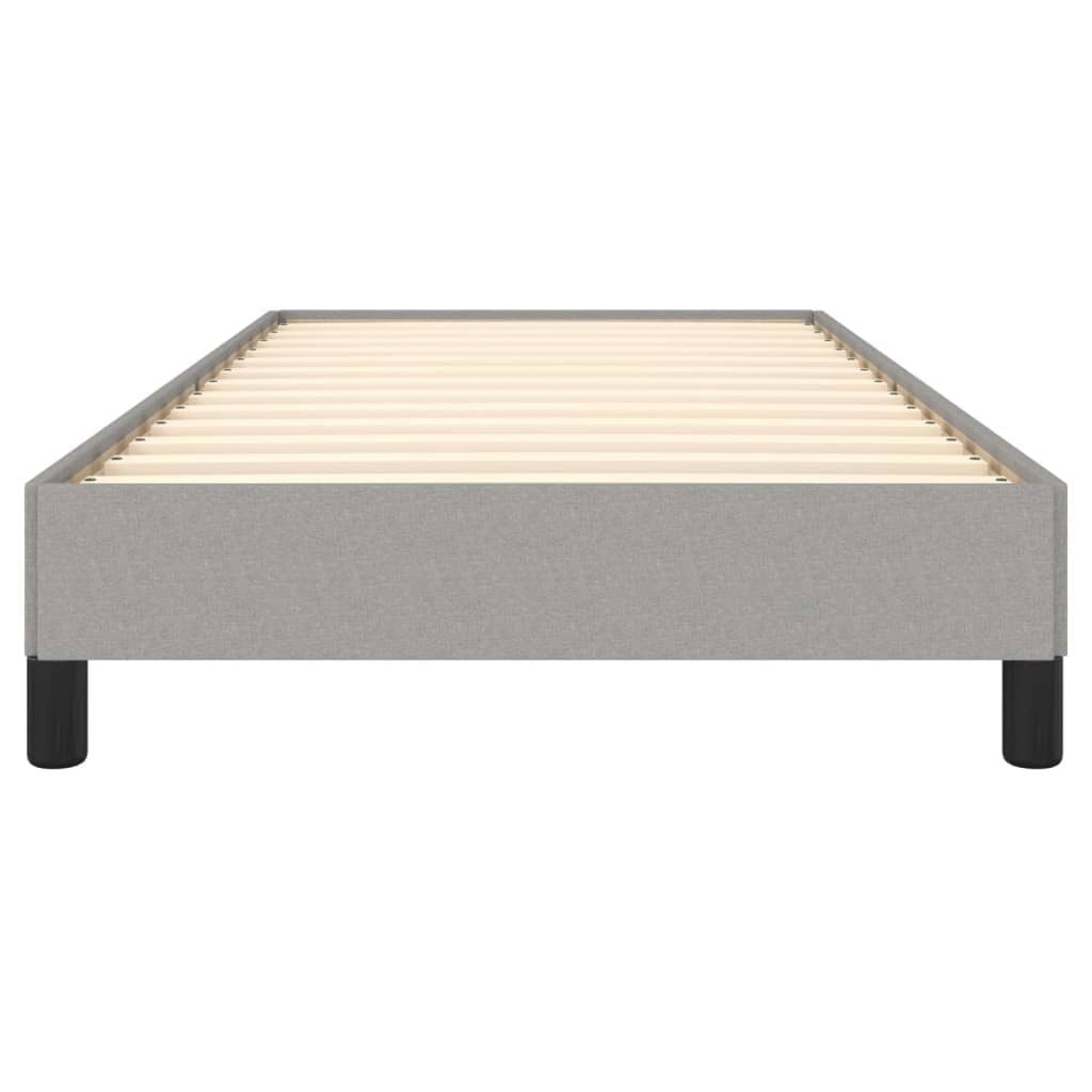 Vidaxl Stilvolles Bettgestell 80x200 cm Stoff hellgrau - 34% Rabatt
