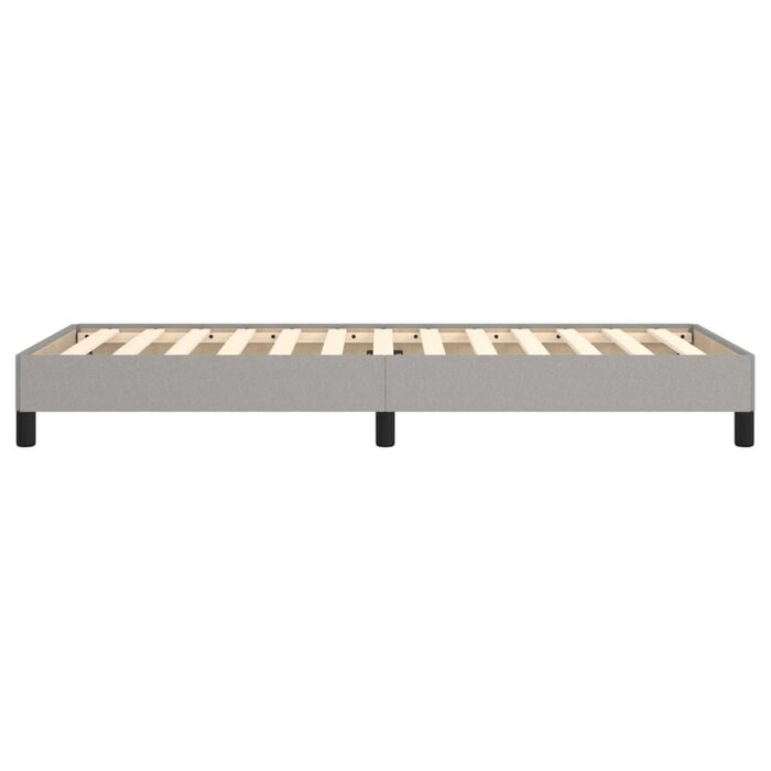 Vidaxl Stilvolles Bettgestell 80x200 cm Stoff hellgrau - 34% Rabatt