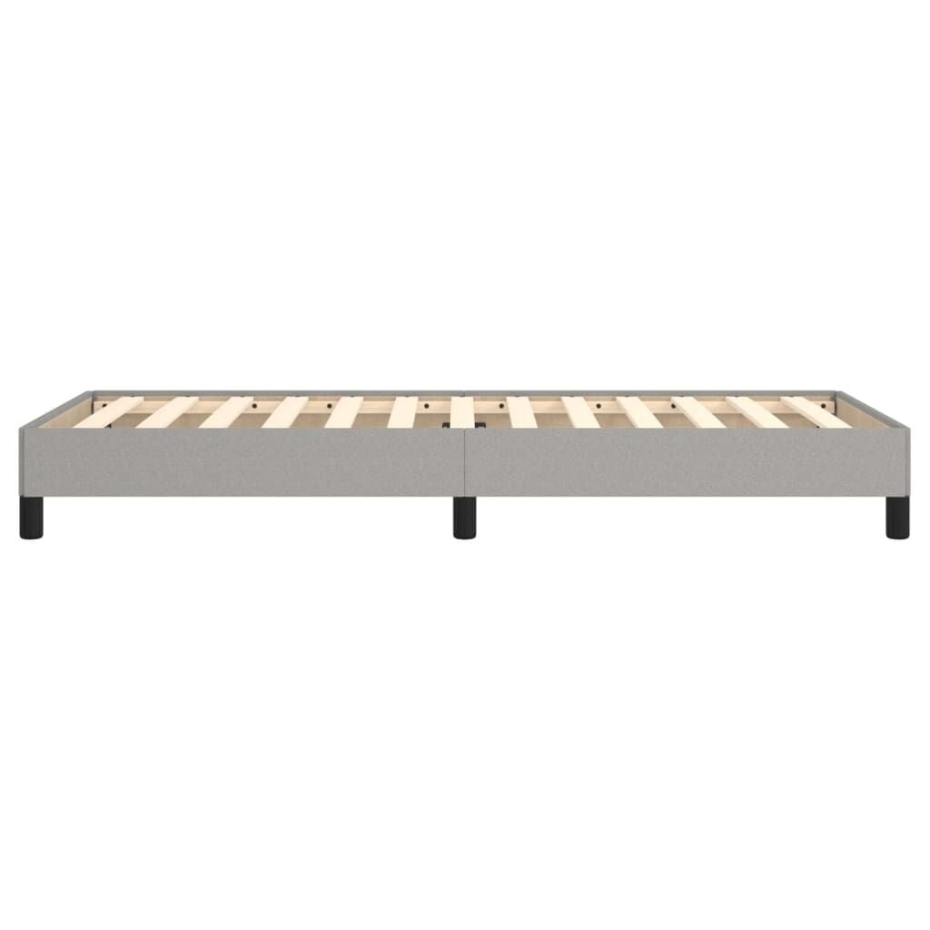 Vidaxl Stilvolles Bettgestell 80x200 cm Stoff hellgrau - 34% Rabatt