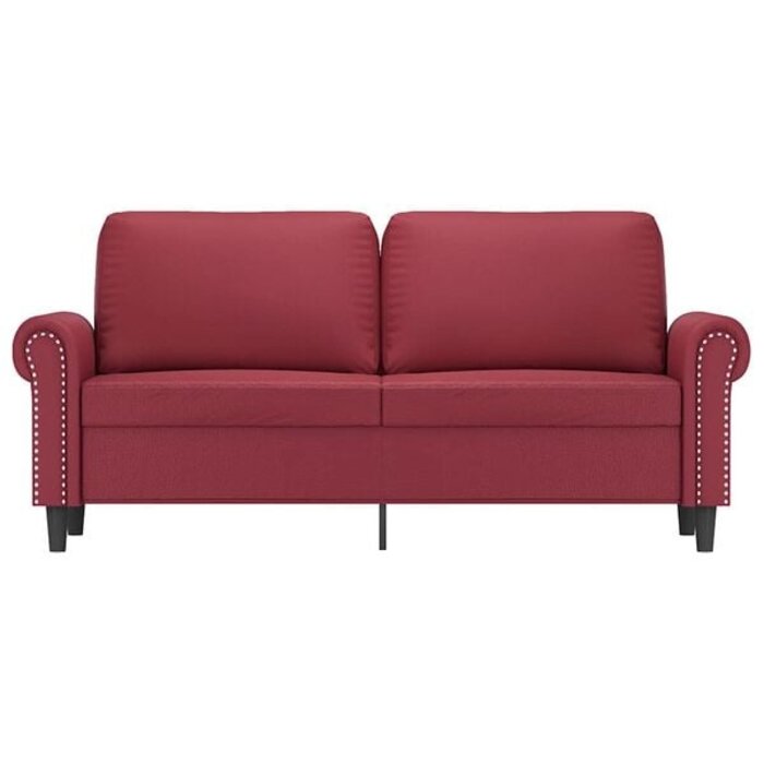 Vidaxl 2-Sitzer Sofa 140 cm in Weinrot - Ausgepackt - 35% Rabatt