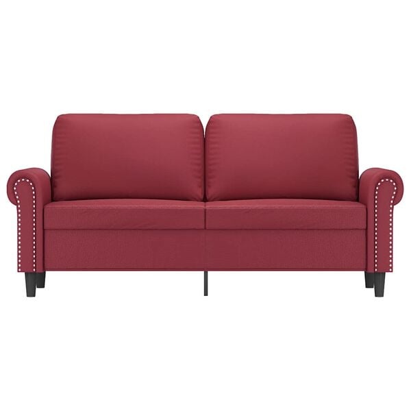 Vidaxl 2-Sitzer Sofa 140 cm in Weinrot - Ausgepackt - 35% Rabatt